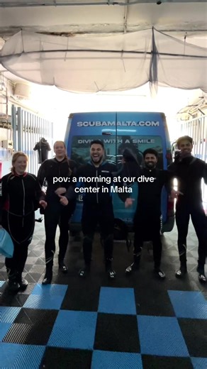 Tanks ready, gear checked, briefing done 🤿 This is how every good dive starts #divinglife #scubamalta #maltadiving #malta #maltatiktok