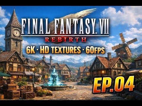 FF7 Rebirth 6K 60FPS – Top Texture Mod + Extra Mods | Ep.04 | No Commentary