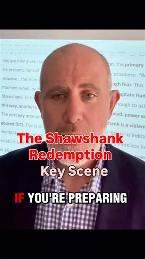 A key scene from The Shawshank Redemption that you should know for the comparative as it works for cultural context, general vision and viewpoint and literary genre. #grinds360 #leavingcert #english | Grinds 360