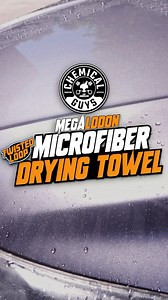 ❗️NEW PRODUCT DROP❗️ Megalodon Twisted Loop Microfiber Drying Towel! 🦈💦 Say goodbye to streaks and hello to a flawless finish with the all-new Megalodon Twisted Loop Drying Towel! This giant 24” x 36” towel, powered by LoopTec twisted loop technology, absorbs over a gallon of water with ease, cutting down drying time and protecting your paintwork. Its ultra-soft, plush microfiber ensures a scratch-free, streak-free shine every time. 🚗💦 Tap link in bio to get yours NOW❗️ | Chemical Guys