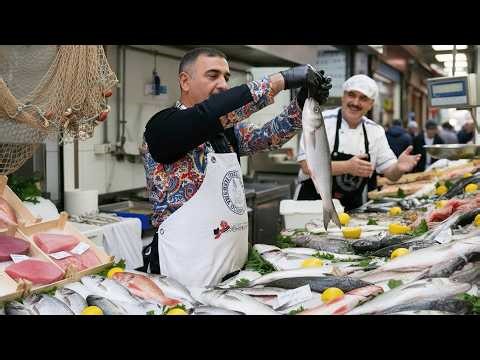 Turkish Fishermen Cook Every Fish Perfectly | Grilled & Pan Fried Seafood