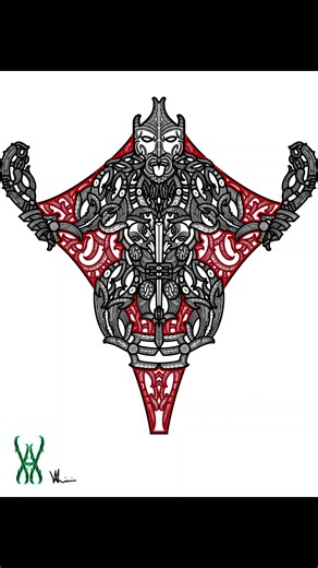 TUMATAUENGA: God of War | Maori Art | Digital Art