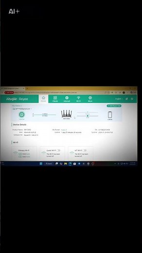 Ruijie Router Firmware Settings #router #ri_rafat #ruijie
