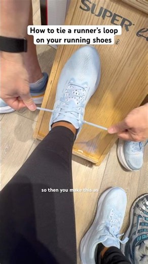 How to Tie a Runner’s Loop (Heel Lock Lacing Tutorial) #runningtips #runnersloop #heellock