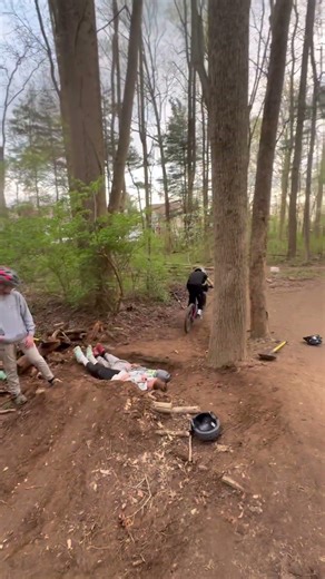 Took out table top for a gap jump #bike #trail #mountainbike #fyp #viral