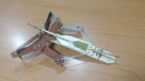 Spring powered mini crossbow | Maker Amino