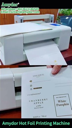 AMD360D | A3/A4 Paper & Card High Precision Foil Printing