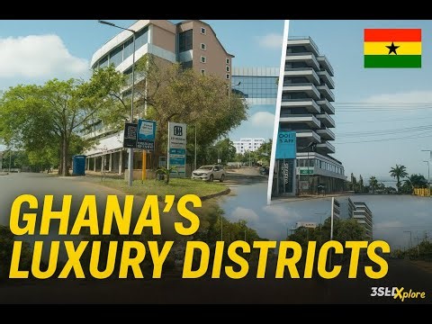 Ghana’s Luxury Districts! Drive Through Cantonments & Labone