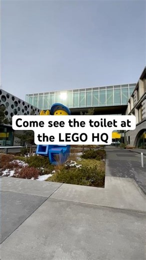 Come see the toilet at the LEGO HQ