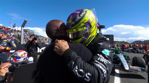 2024 British Grand Prix: Emotional scenes in parc ferme as Hamilton celebrates a record ninth Silverstone win