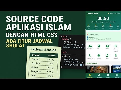 Buat Aplikasi Web Al-Quran dengan HTML CSS & JavaScript | Full Source Code ‼️