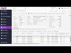 MYOB Acumatica Processing AP Bills