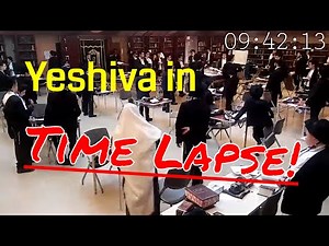 A Full Day In Lubavitch Yeshiva | Time lapse