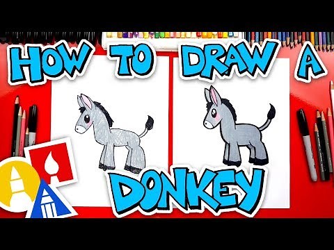 How To Draw A Donkey - Nativity