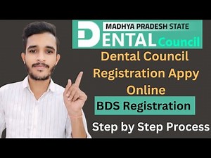 bds registration process mp 2024,mp dental council registration, dental council of india#bds #dental