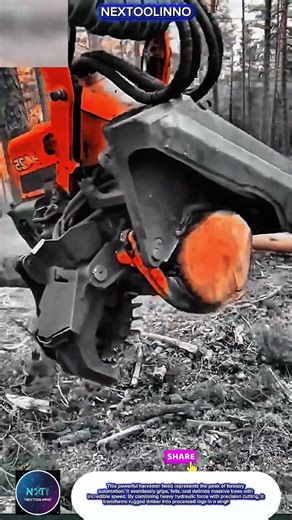 Advanced smart tree harvesting machine Innovation with precision Cutting