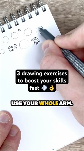 3 Drawing Exercises to Improve Your Skills FAST 🔥🚀💪 #shorts #howtodraw #drawingtips #art