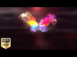 Free Colourful Butterfly Effects Logo Reveal-No Text-No Copyright-Download Link In Description.