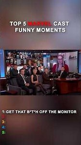 TOP 5 MARVEL CAST FUNNY MOMENTS #Marvel #MarvelCast #FunnyMoments #Avengers #MarvelFans