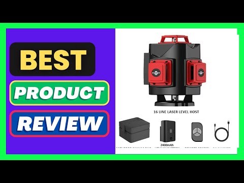 WEIDDW 4D 16 Lines 360°Self-leveling Laser Levels withTripod and Suitcase