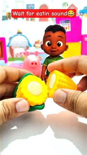ASMR Unboxing Vegetables Kitchen Mini Sweet Corn Fruit Set Toys, Satisfying With Saylu ASMR Videos