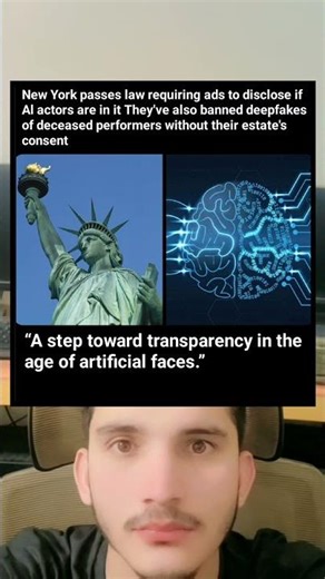 New York Passes AI Ad Law — AI Actors Must Be Disclosed, Deepfakes Banned (2025)