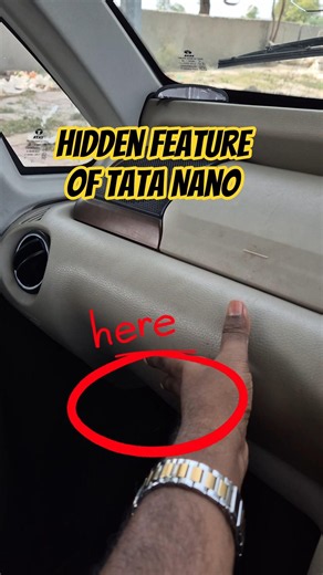 Tata Nano Ka Sabse Unique Feature! 😲 Glove Box Ki Placement Dekhkar Hairan Ho Jaoge 🚗 #TataNano