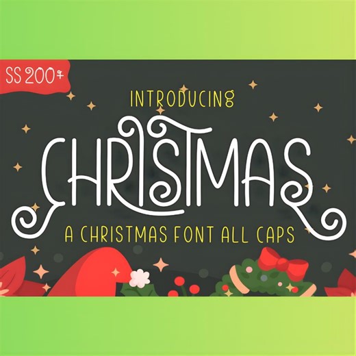 Christmas Font Bundle: Legend of Christmas, Tinsel Tangled & More | 5 Festive Fonts - Etsy