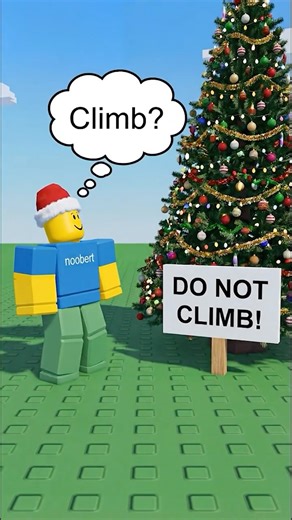 Christmas Tree vs Noobert. 1-0 #roblox #robloxfunny #robloxmemes #gaming #funny #christmas