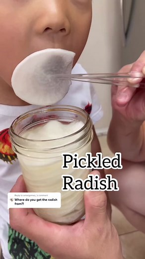 Reply to @amielgomez_ Easy pickled radish recipe #pickledradish #muu #daikon #koreanfood #easyrecipe #foodontiktok