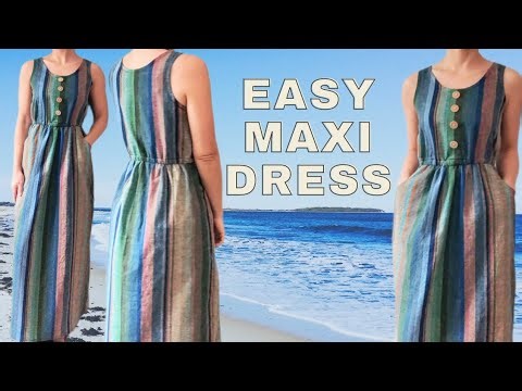 Catalina Maxi Dress // Blank Slate Patterns // Sew Along