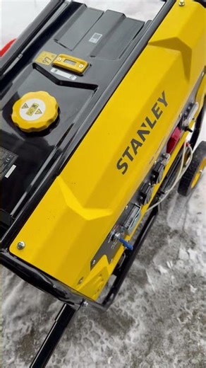 Cold start Stanley SG7500 7500W 3-Phase generator