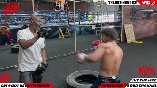 Akeem Cheatham & Coach Gerald Cheatham working a catch & shoot drill