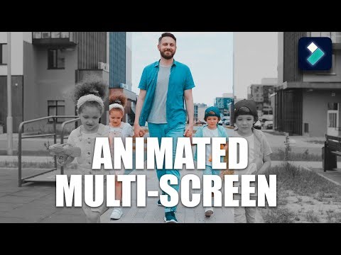 Animated Multi Screen Effect On Filmora 11 | Filmora Split Screen Tutorial