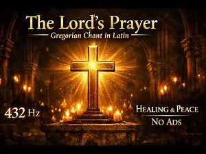The Lord’s Prayer ✝️ Gregorian Chant in Latin (432Hz) | Deep Healing, Peace & Meditation (No Ads)