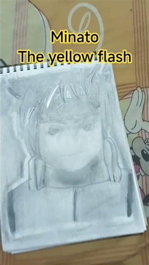 minato the yellow flash #anime #drawing #art #narutoshippuden