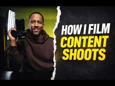 How I Film Content Shoots for Clients... Behind the Scenes