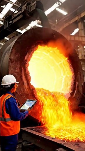 Rotary Kiln Process Turning Nickel into Battery-Grade Material | Real Industrial Factory Documentary