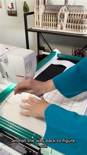 How to mark your quilting area with the Mini Quilter 🧵 #quilt #quilting #quiltingtips #quilters