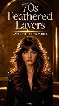 70s Feathered Layers Haircut Tutorial | Long Layered Hair Trend 2026