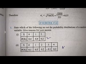 EX 13.4 Q1 TO Q9 SOLUTIONS OF PROBABILITY NCERT CHAPTER 13 CLASS 12th(PART1)