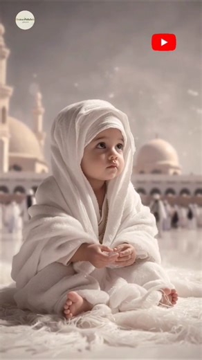 Labbaik Allahumma Labbaik #makkah #kaaba #hajj #trending #muslim #baby #talbiya #islamicbaby #umrah