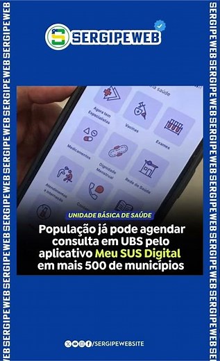SAÚDE | O aplicativo Meu SUS Digital agora possibilita o agendamento de consultas online
