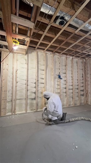 Installing Closed Cell Insulation on Basement Walls
