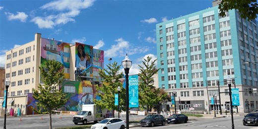 Six-story mural goes up in downtown Springfield