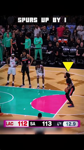 25–Pts Comeback, 2 Offensive Rebounds, Wemby Crying 😢 Insane Ending Clippers vs Spurs #nba #basketball #wemby #clippers #spurs
