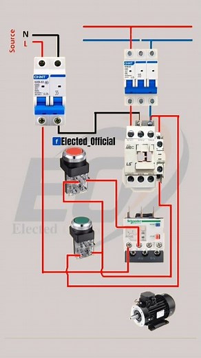 8.1K views · 136 reactions | 3 Phase Motor Connection Diagram #Elected_Official #electricaltips #electrician #CircuitDiagram #control #electricalengineering #industrial | 퐄퐥퐞퐜퐭퐞퐝 퐎퐟퐟퐢퐜퐢퐚퐥 | Facebook