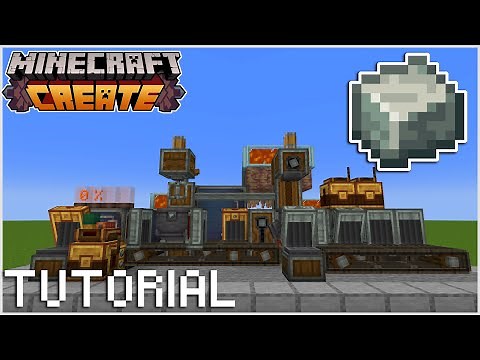 ONE CHUNK Andesite Alloy Farm TUTORIAL | Block By Block Tutorial | Create 1.20.1