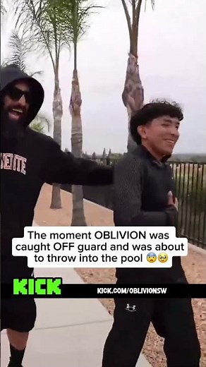 Oblivion Was Scare To Be Thrown At The Pool