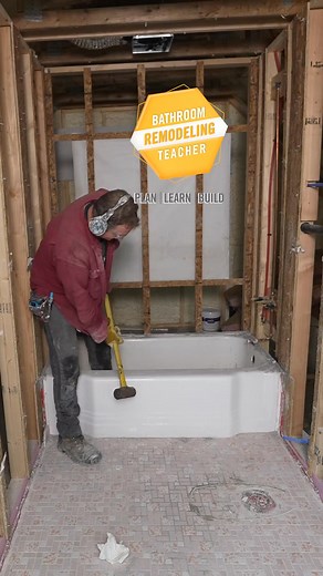 2.1K views · 15 reactions | Full Bathroom Renovation Start to Finish  Bathroom Remodeling is a lot of work  Many skills are required! Electrical ⚡ Plumbing  Framing  Drywall ✨ Tiling  Caulki | Bathroomremodelingteacher | Facebook